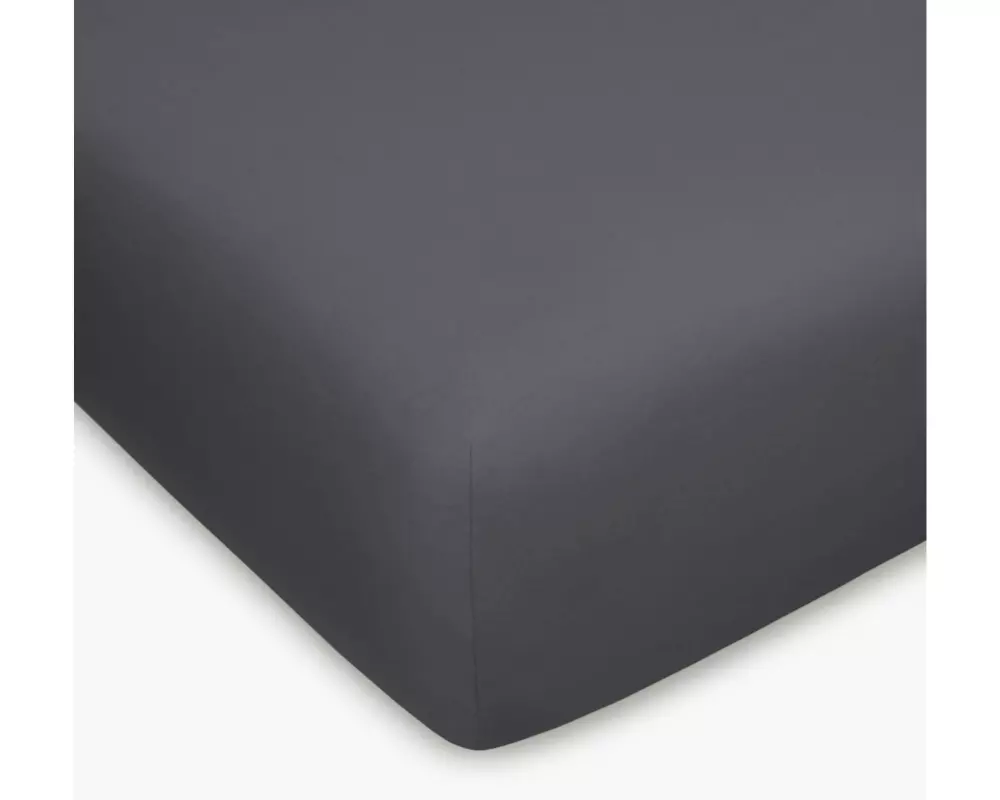 Home Fashion Fixleintuch Jersey titan, 180-200 x 200 cm Baumwolle