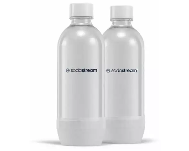 Sodastream Flasche Regular TP White DWS, 2 Stück