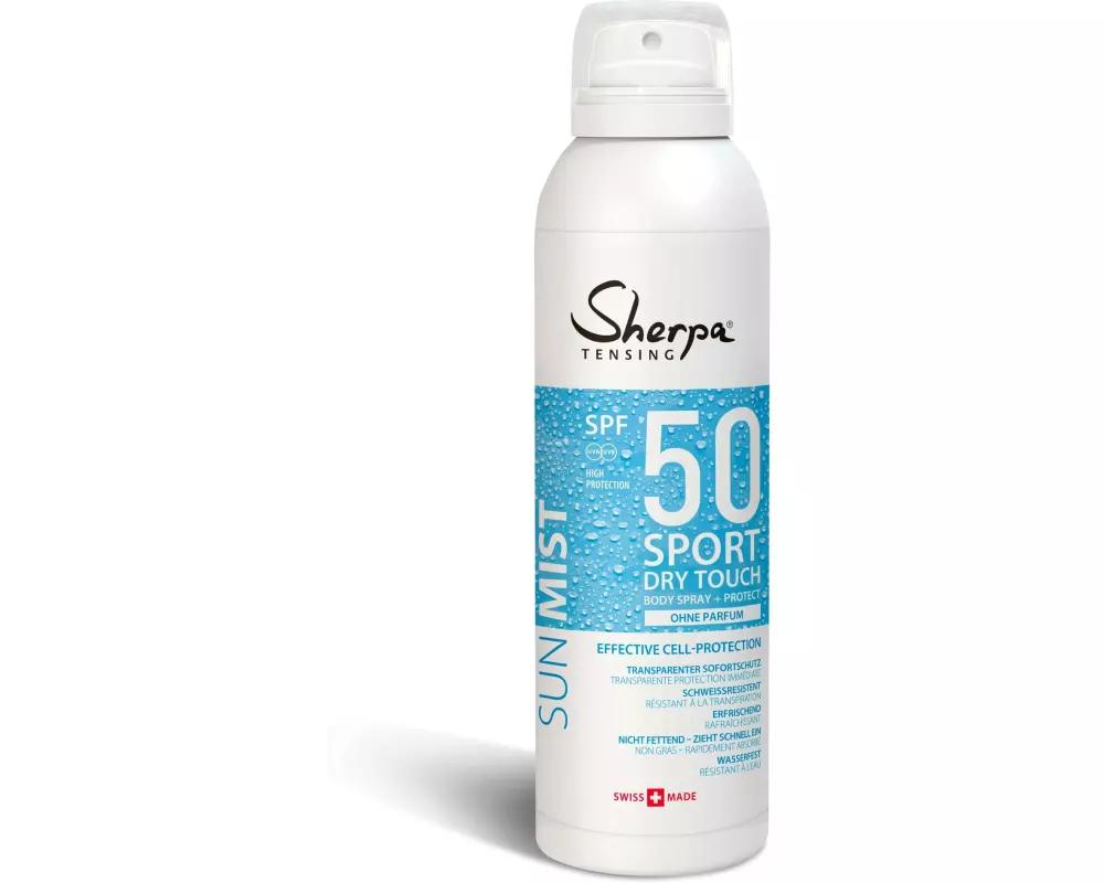 Sherpa Tensing Sonnenspray Sun Mist Sport Dry Touch SPF50 200 ml