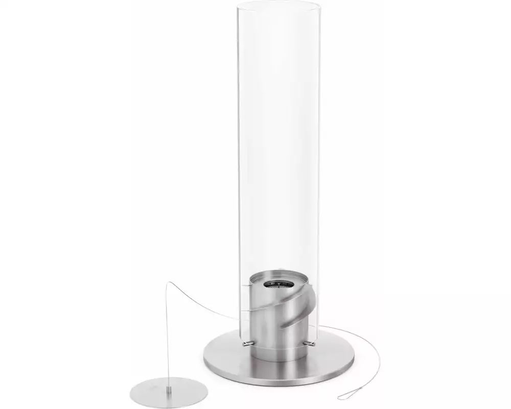 Höfats Tischfeuer Spin 900 Silber