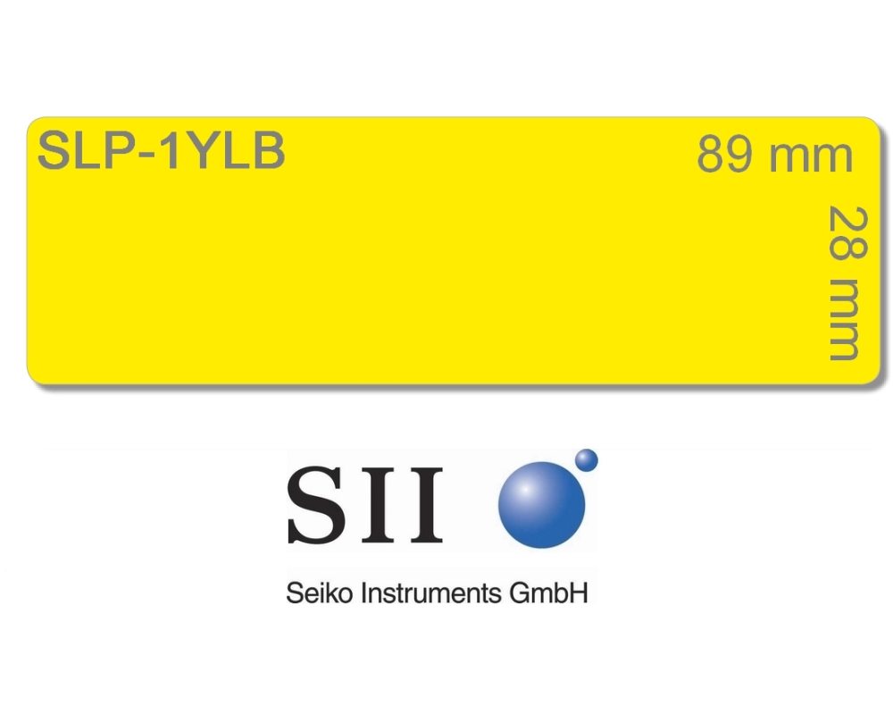 SEIKO Adress-Etiketten 28x89mm SLP-1YLB gelb 2x130 Stk.