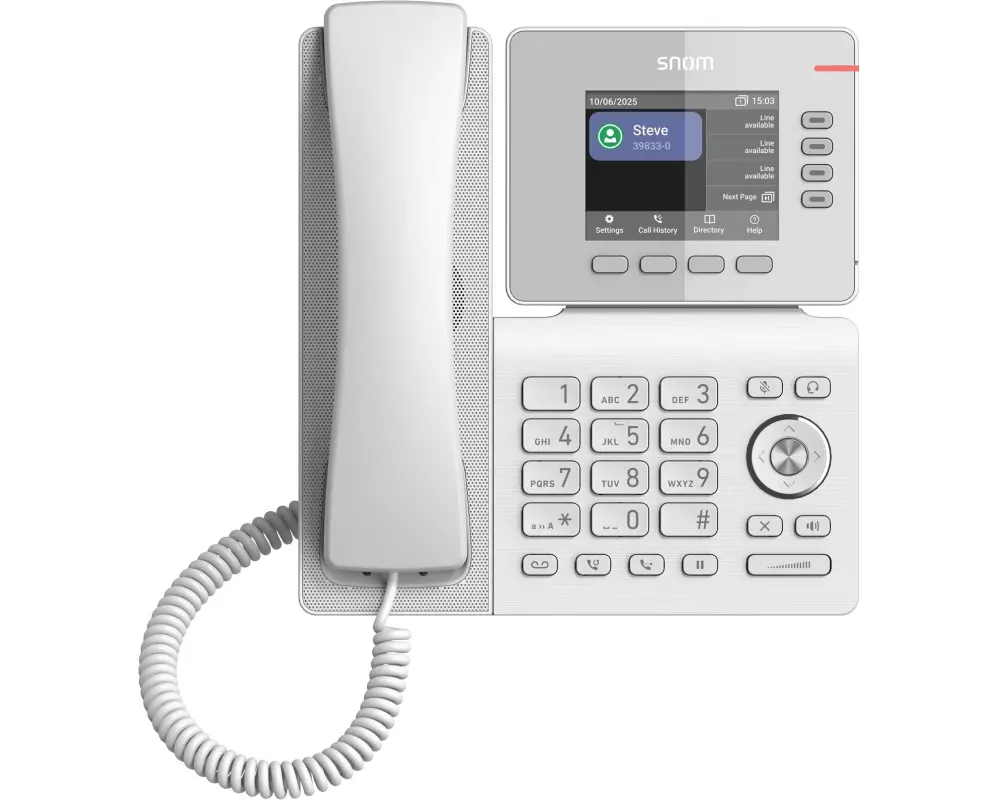 snom Tischtelefon D810W Weiss