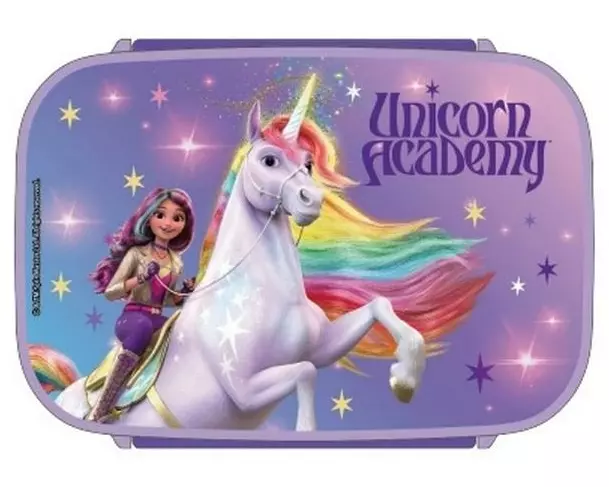 Scooli Lunchbox Unicorn Academy Violett/Mehrfarbig