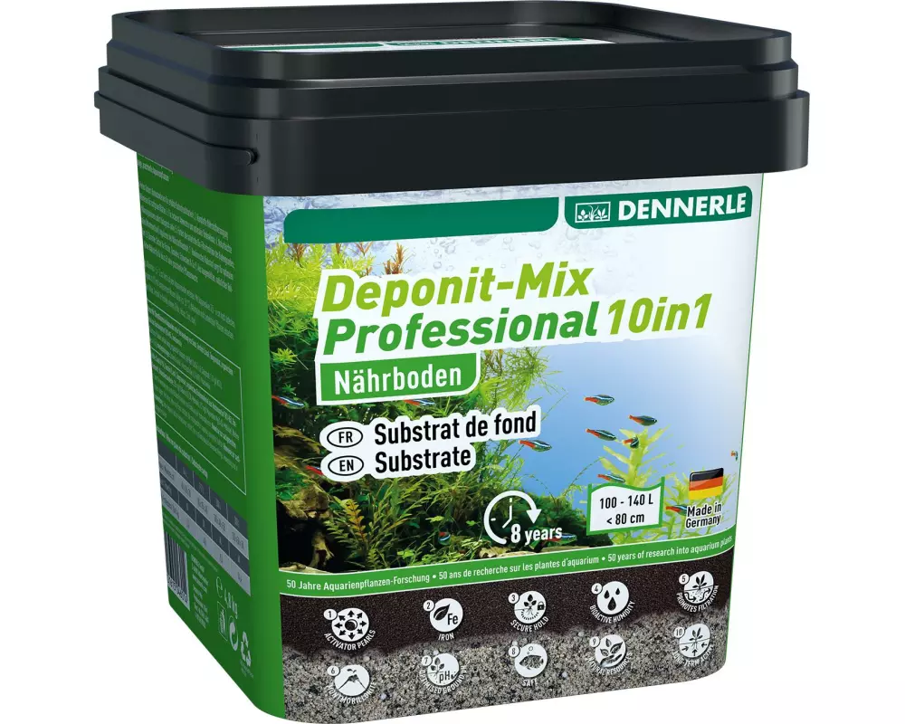 Dennerle Nährboden Deponit-Mix Professional 10 in 1, 4.8 kg