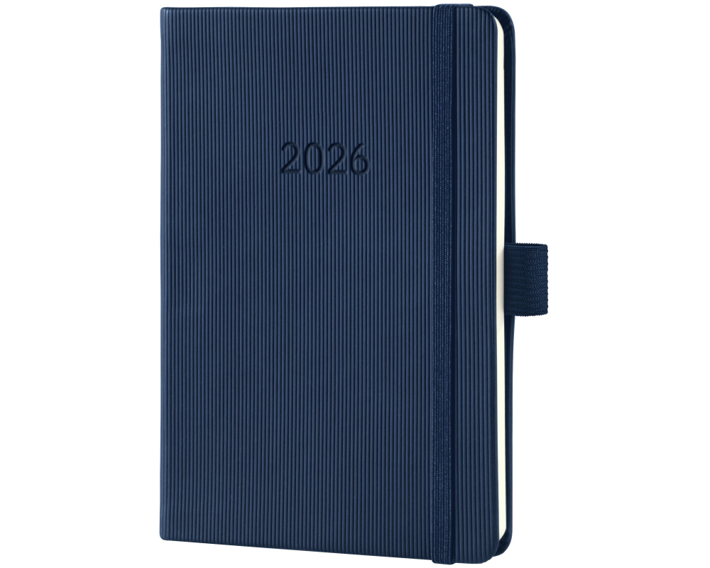 CONCEPTUM Wochenkalender 2026 C2663 1W/2S dunkelblau 15.1x10.8cm