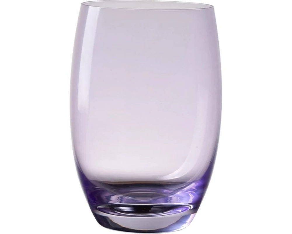 Lunasol Trinkglas Optima Color Tumbler 460 ml Barrel Purple