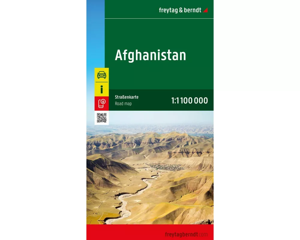 freytag & berndt Straßenkarte Afghanistan 1:1,1 Mio