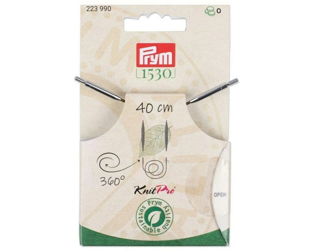 Prym 1530 Natural Kunststoffseil und Zubehör 360° drehbar, 40 cm