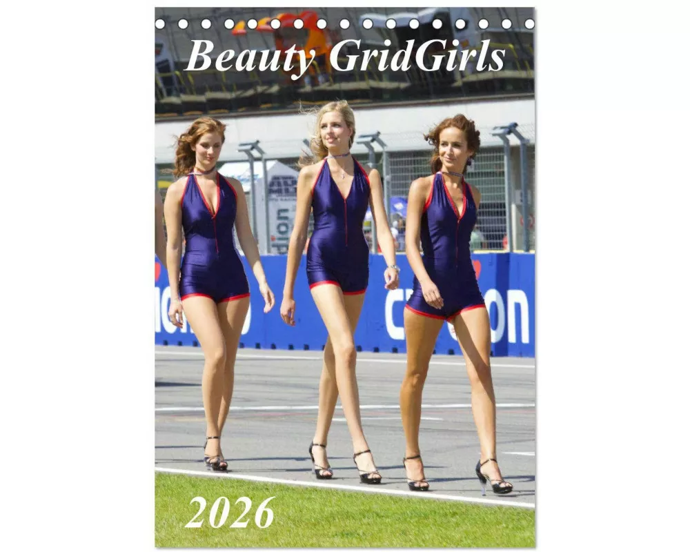 Beauty Grid Girls 2026 (Tischkalender 2026 DIN A5 hoch), CALVENDO Monatskalender