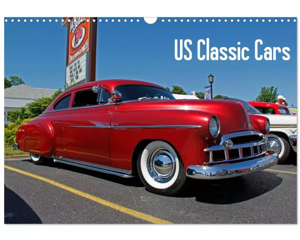 US Classic Cars (Wall Calendar 2026 DIN A3 landscape), CALVENDO 12 Month Wall Calendar