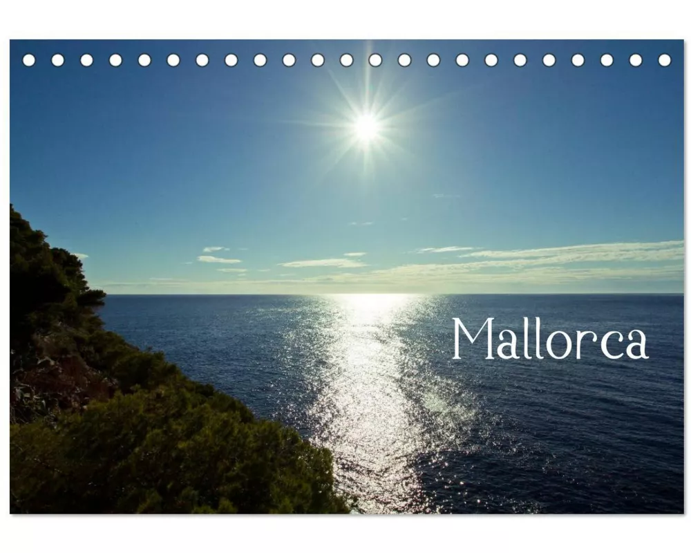 Mallorca (Tischkalender 2026 DIN A5 quer), CALVENDO Monatskalender
