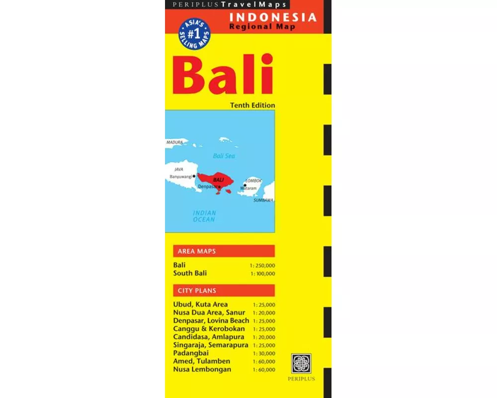 Bali Travel Map Tenth Edition