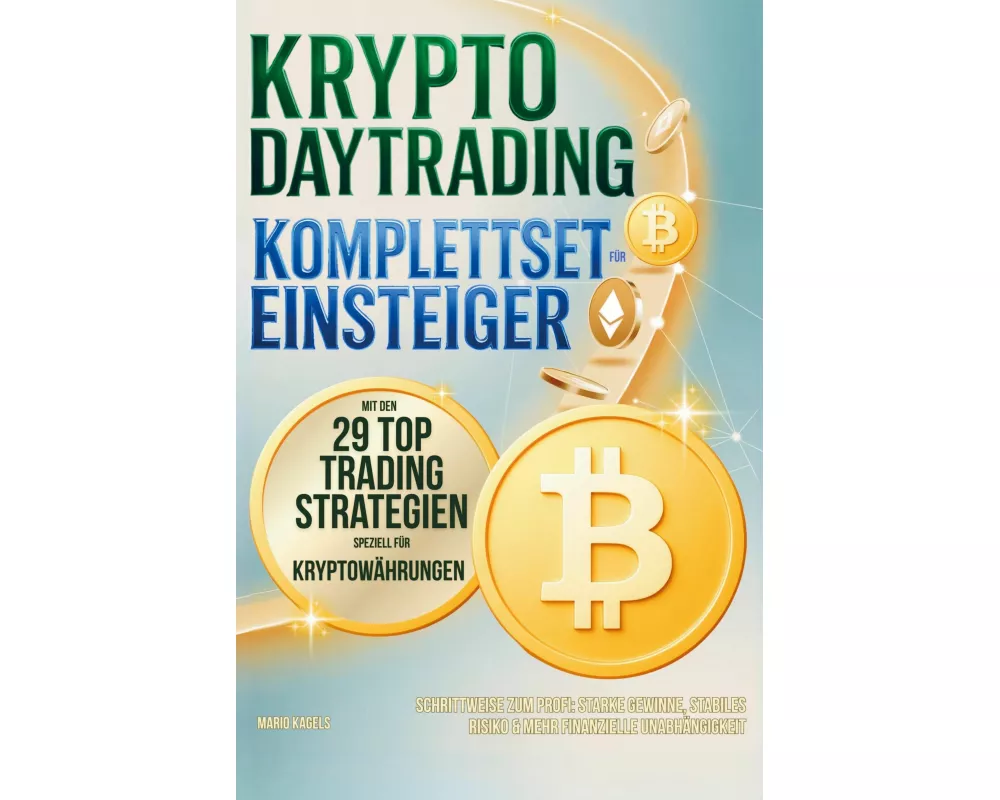 Krypto Daytrading Komplettset für Einsteiger mit den 29 Top Handelsstrategien speziell für Kryptowährungen