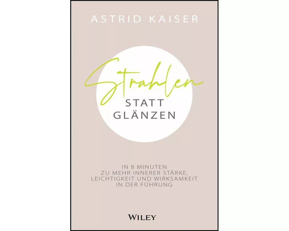 Strahlen statt Glänzen