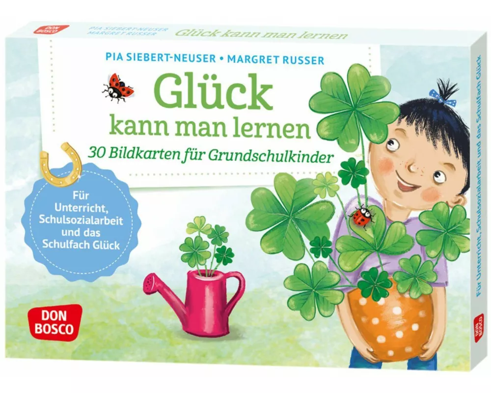 Glück kann man lernen. 30 Bildkarten für Grundschulkinder