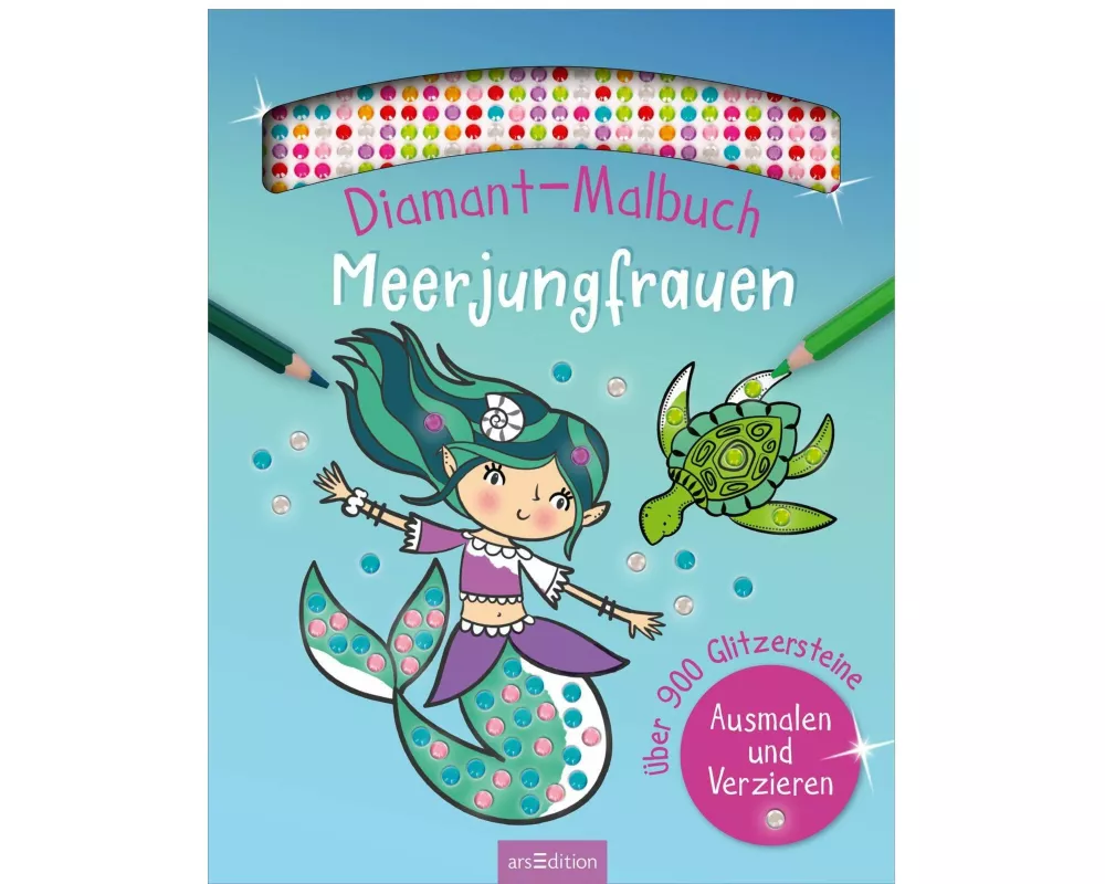 Diamant-Malbuch Meerjungfrauen