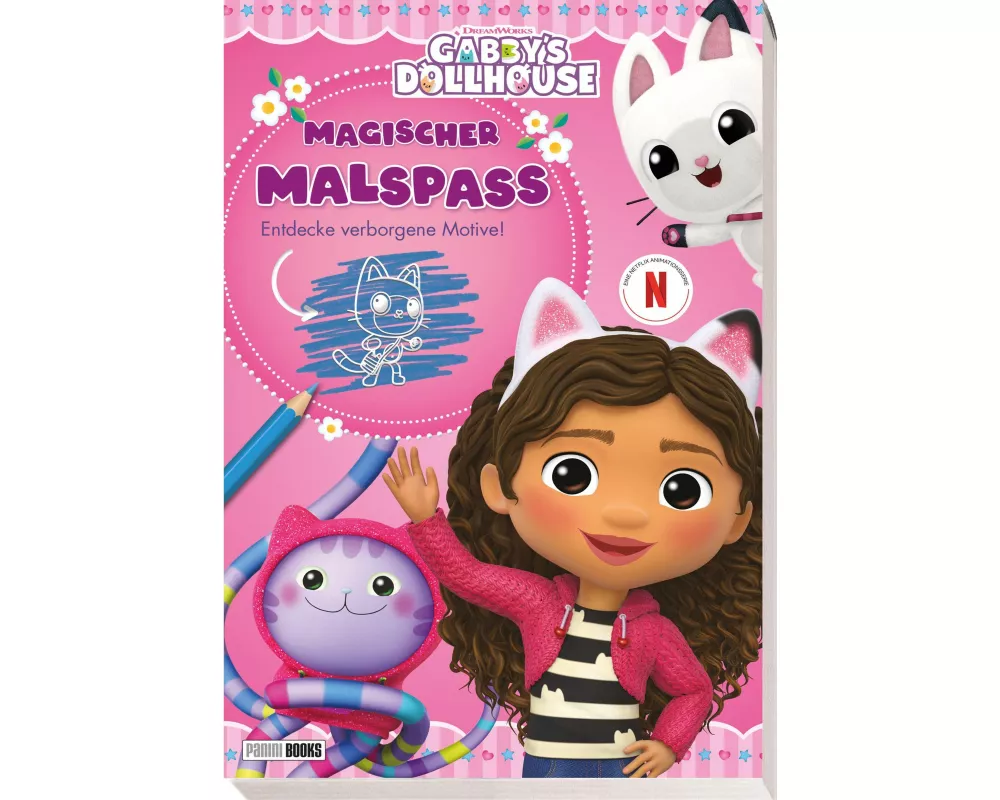 Gabby's Dollhouse: Magischer Malspaß - Entdecke verborgene Motive!