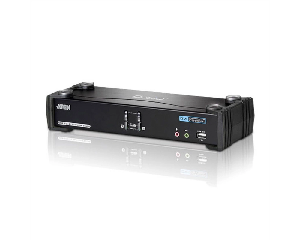 ATEN CS1782A KVM Switch Dual-Link DVI, USB, Audio, 2 Ports