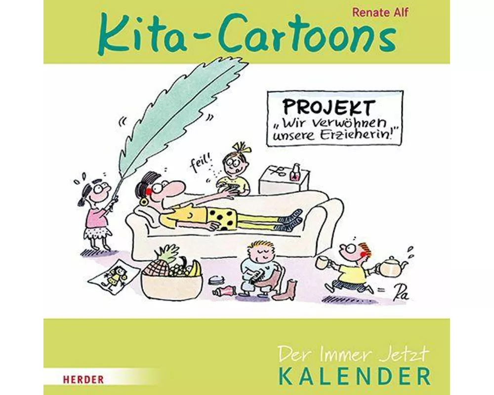 Kita-Cartoons. Der Immer-Jetzt-Kalender