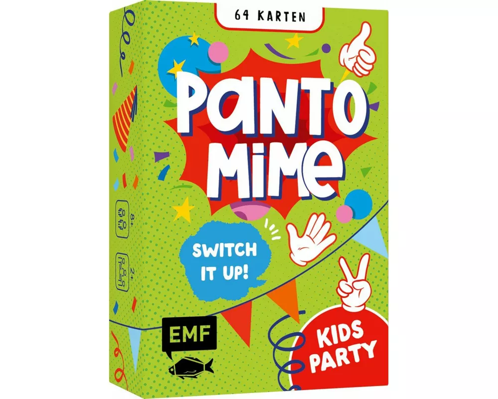 Kartenspiel: Pantomime – Switch it up! – Kids-Party