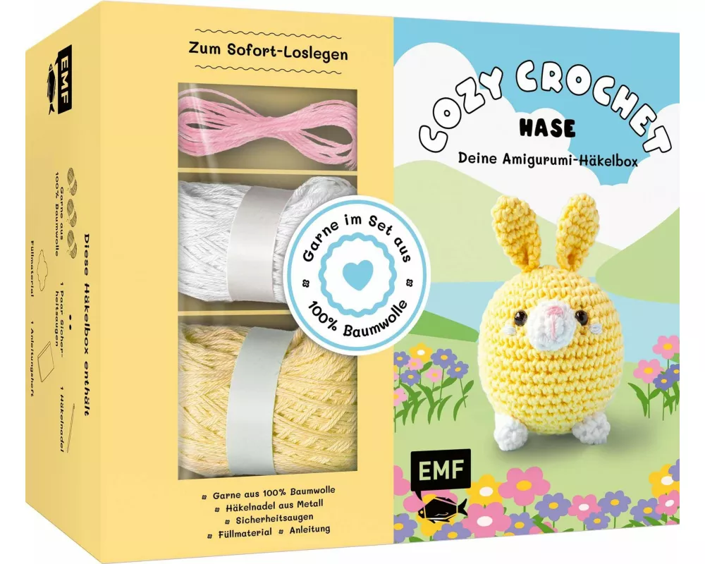 Cozy Crochet – Deine Amigurumi-Häkelbox: Hase