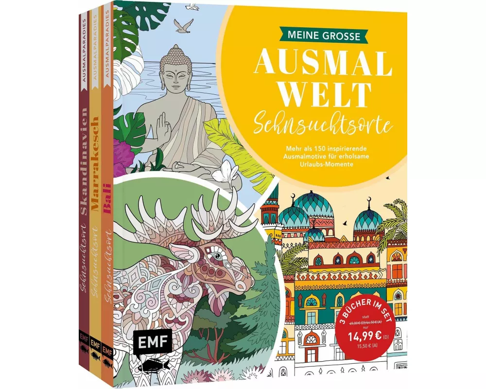 Meine große Ausmalwelt – Sehnsuchtsorte