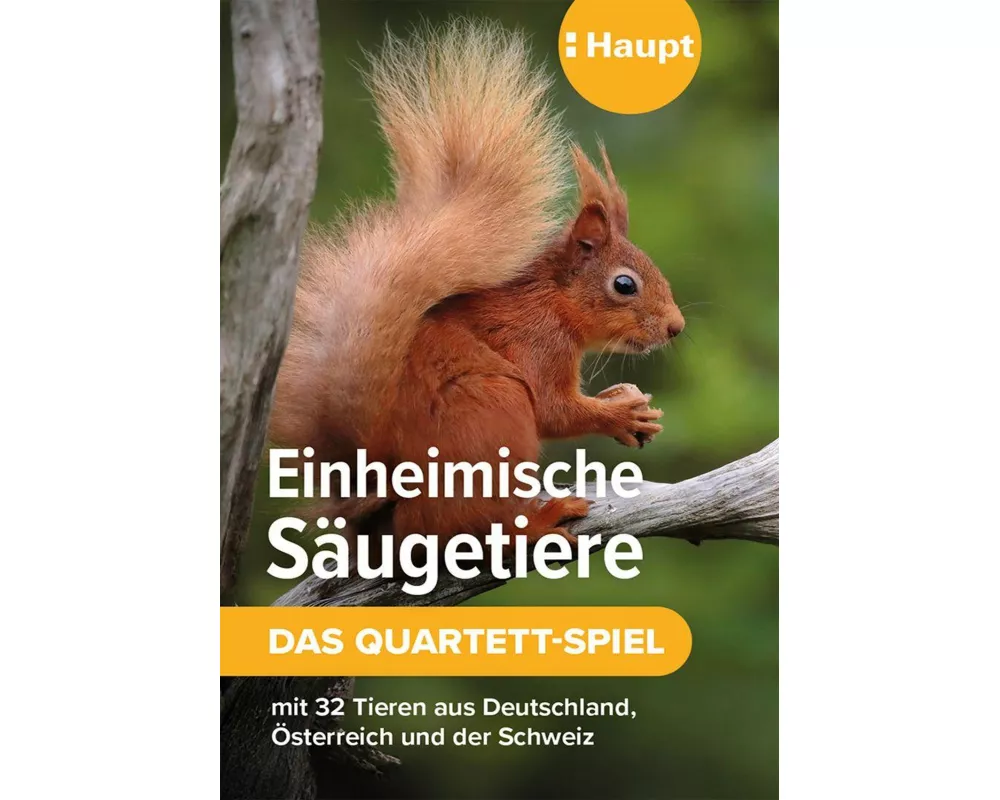 Einheimische Säugetiere – das Quartett-Spiel