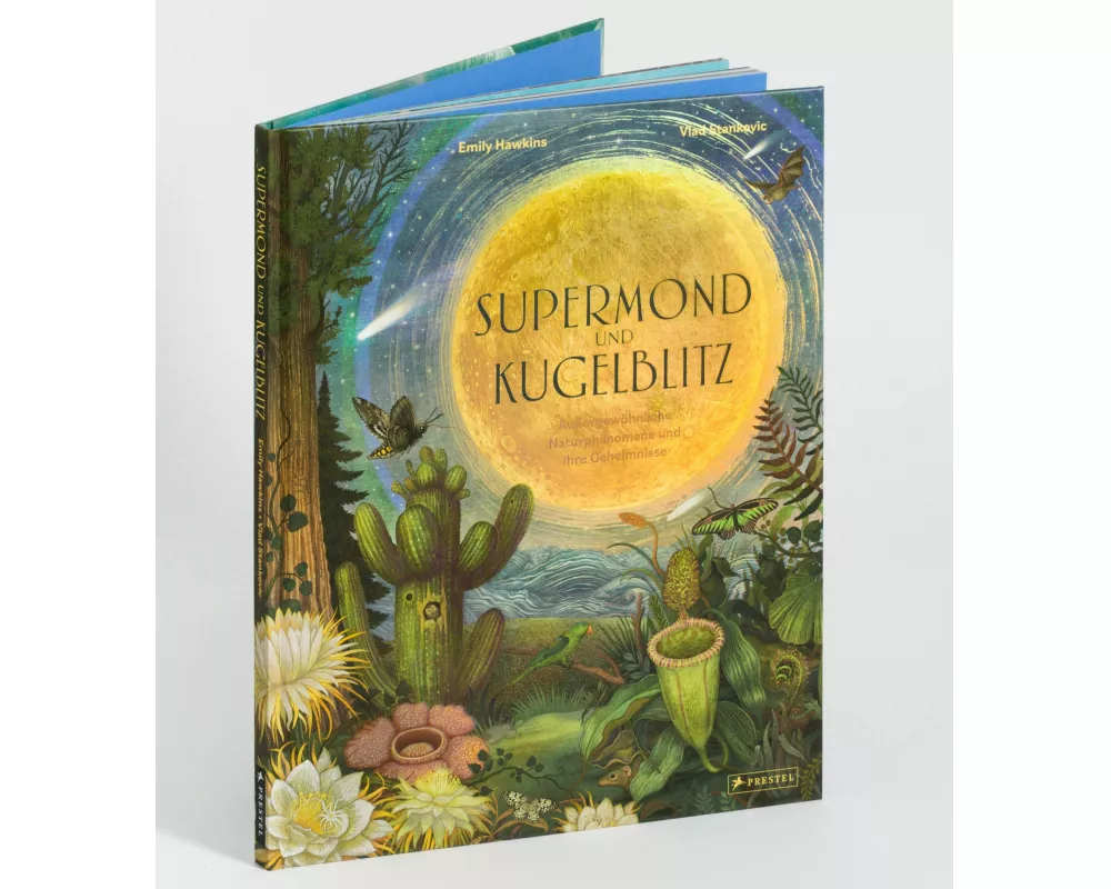 Supermond und Kugelblitz