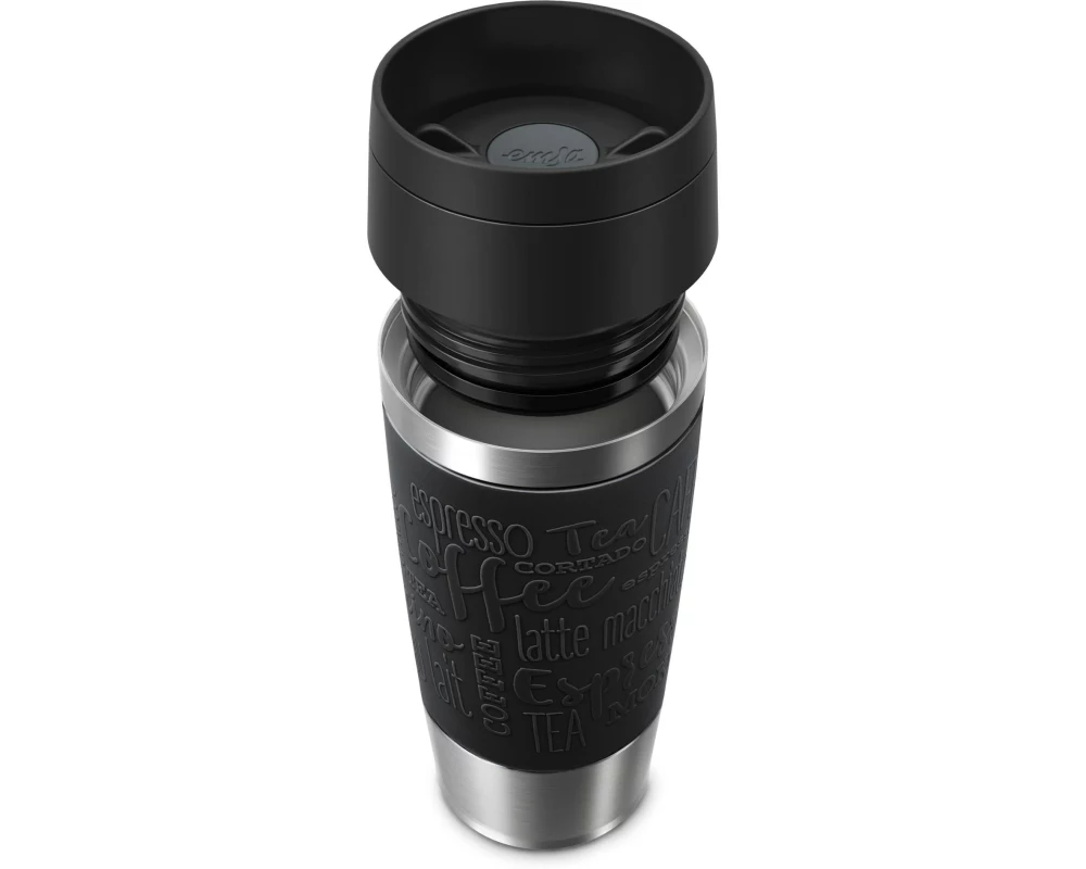 Emsa Thermobecher Travel Mug Classic 360 ml, Schwarz