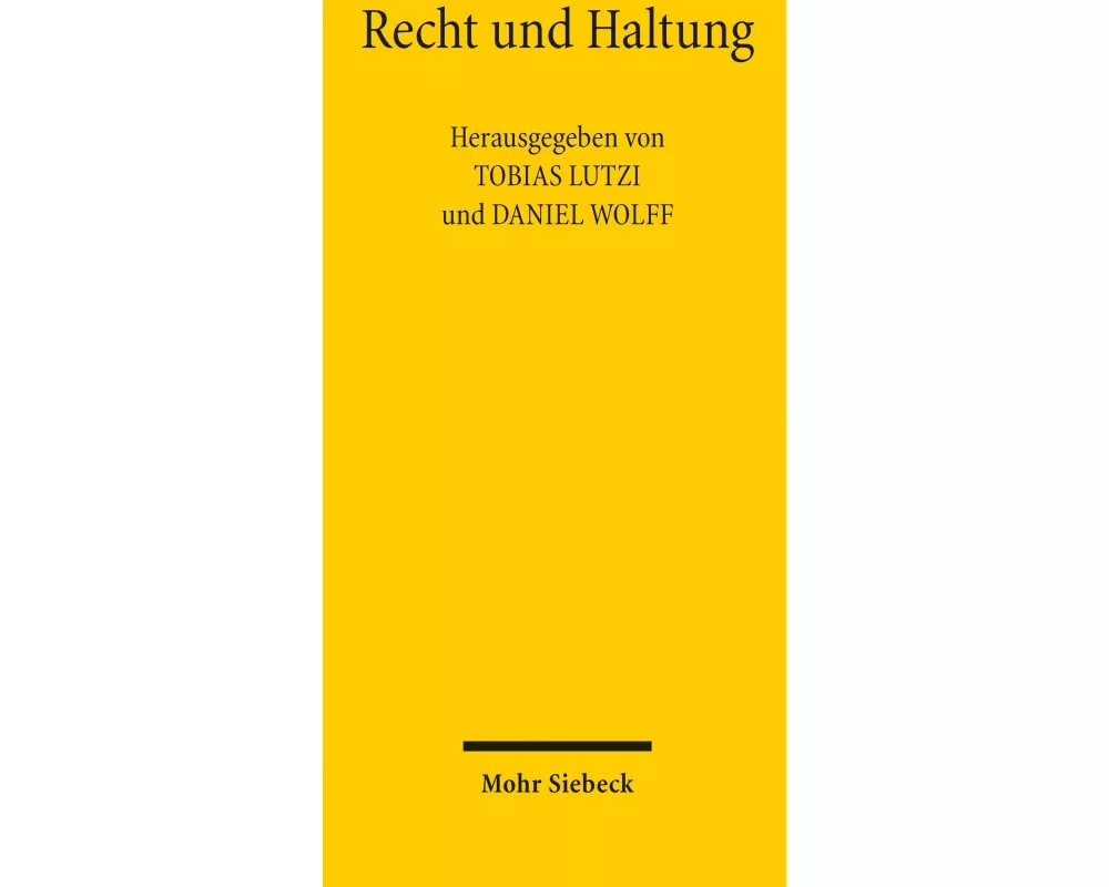 Recht und Haltung