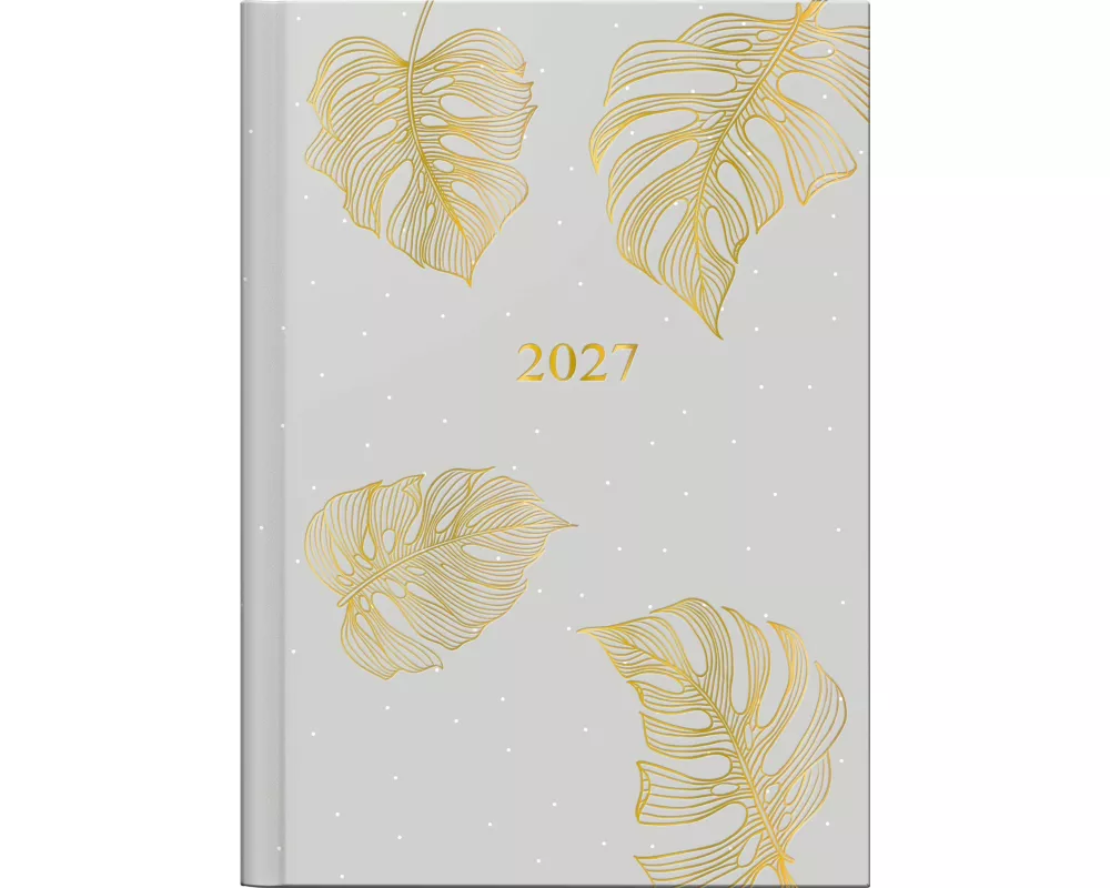 rido/idé 7018307017 Taschenkalender Mod. Technik III 2027 "Monstera" A6, Papier