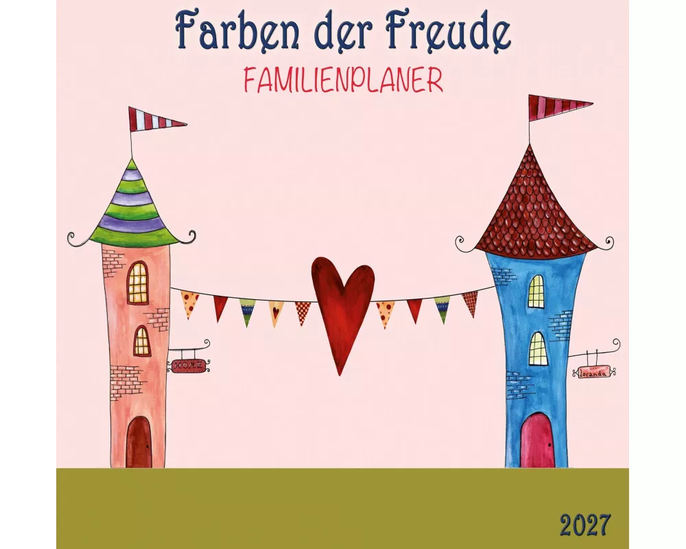Farben der Freude / Colours of Joy - Familienplaner 2027
