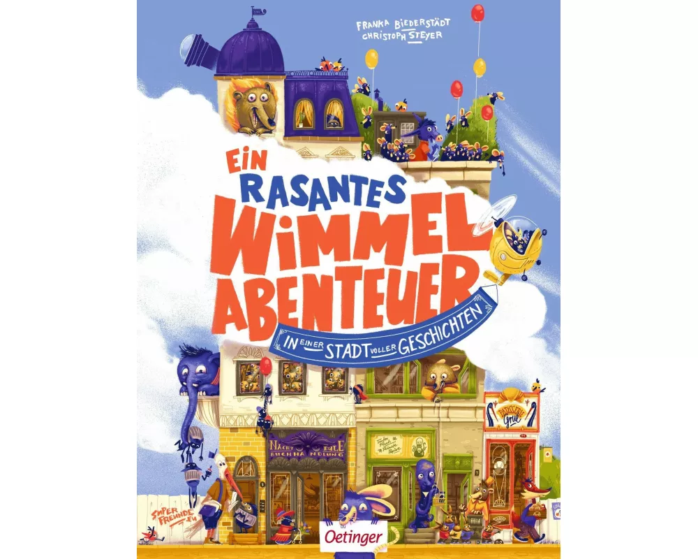 Ein rasantes Wimmel-Abenteuer in einer Stadt voller Geschichten