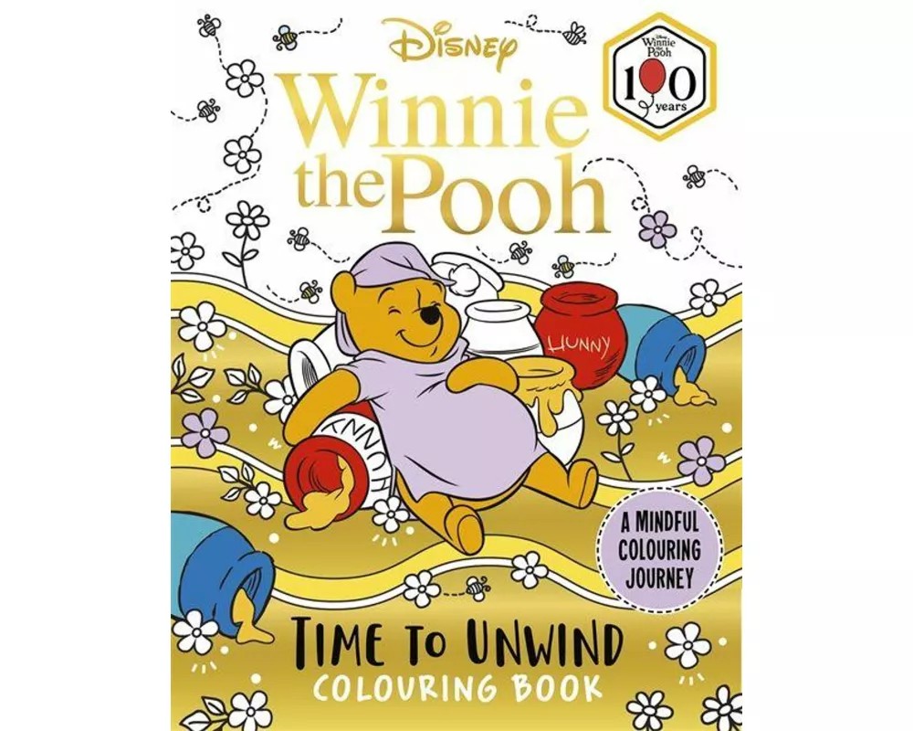 Disney Winnie the Pooh – Time to Unwind Colouring Book