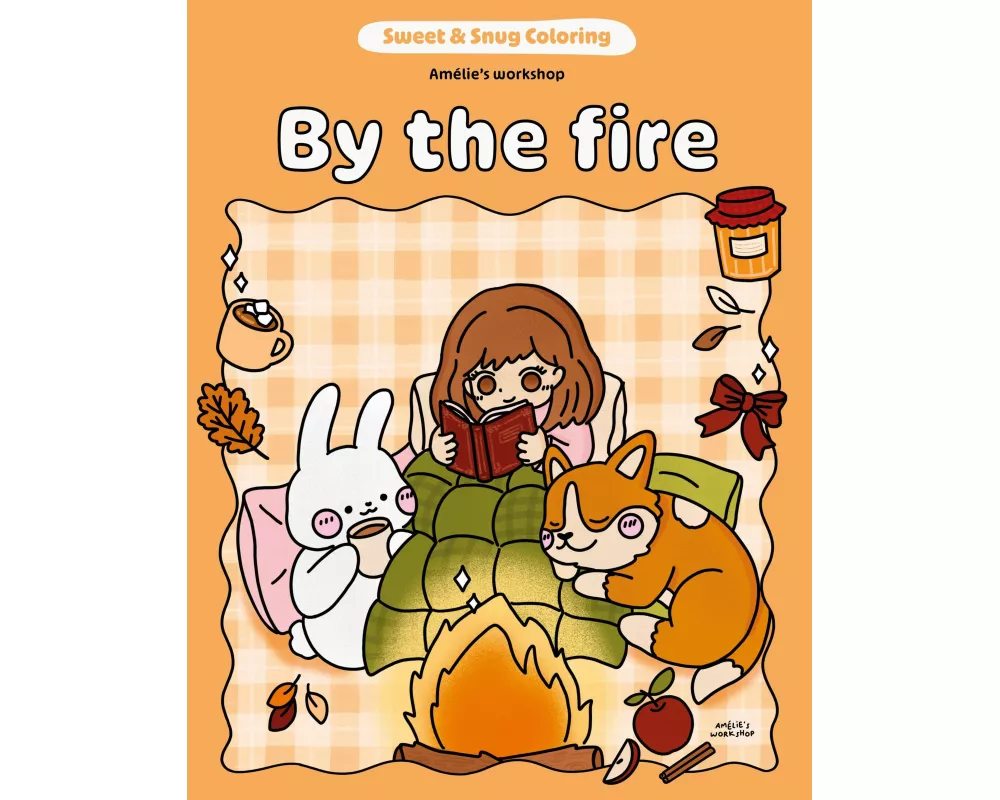 Sweet & Snug Coloring: By the Fire
