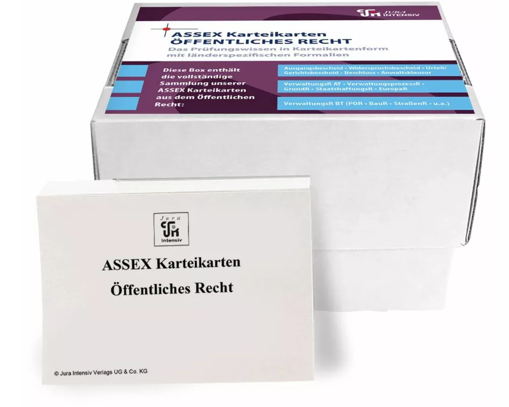 ASSEX Karteikarten Öffentliches Recht - Brandenburg