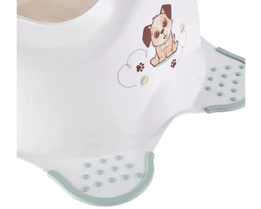 keeeper Adam Babytopf aus Kunststoff mit Anti-Rutsch-System Weiss