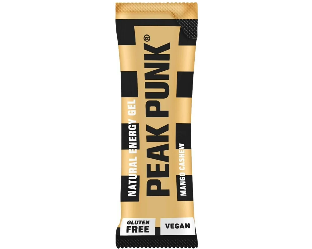 PEAK PUNK Natural Energy Gel Mango Cashew 12 x 25 g
