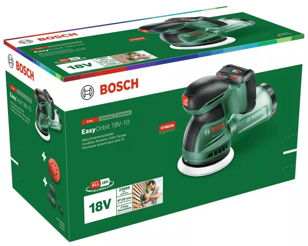 Bosch Akku-Exzenterschleifer EasyOrbit 18 V-10 2.0 Ah