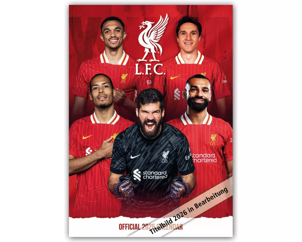 Liverpool FC 2026 - A3-Posterkalender
