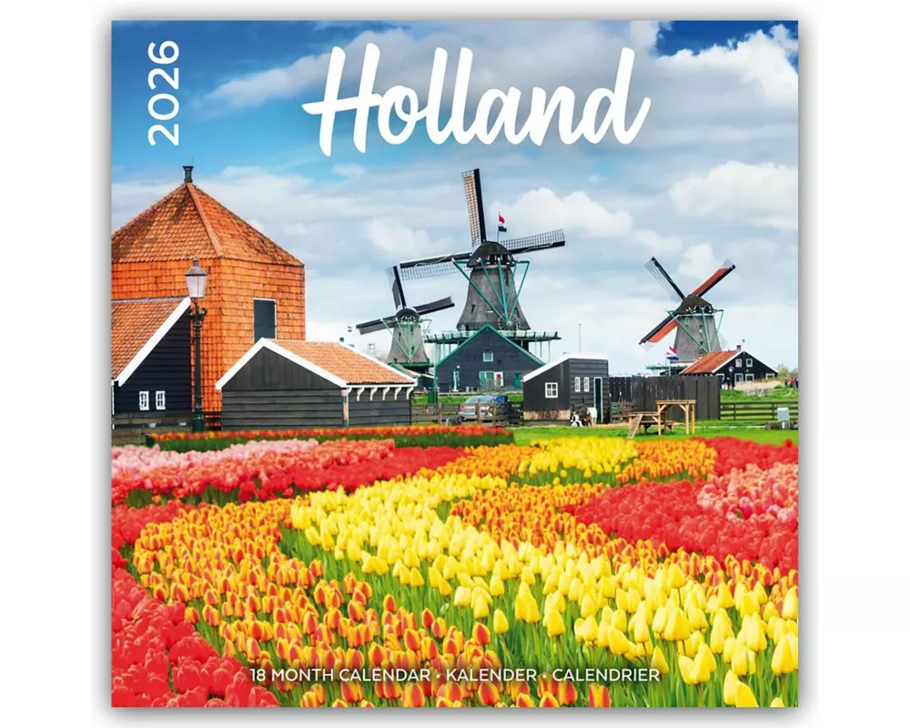 Holland - Niederlande 2026 - 16-Monatskalender - Original Plenty Gifts-Kalender [Mehrsprachig] [Kalender]
