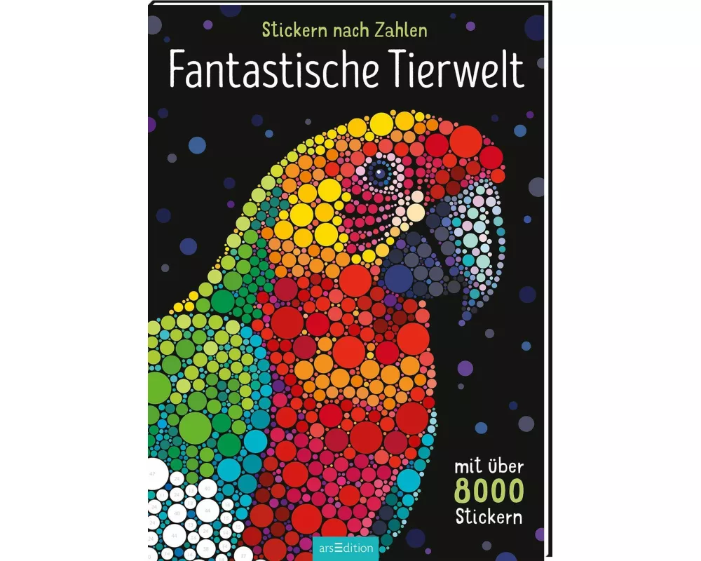 Stickern nach Zahlen – Fantastische Tierwelt