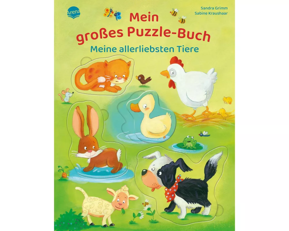Mein großes Puzzle-Buch. Meine allerliebsten Tiere