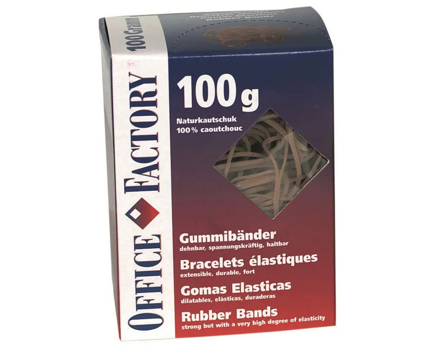 SMART OFFICE Gummibänder assortiert 601200 Naturkautschuk 100g