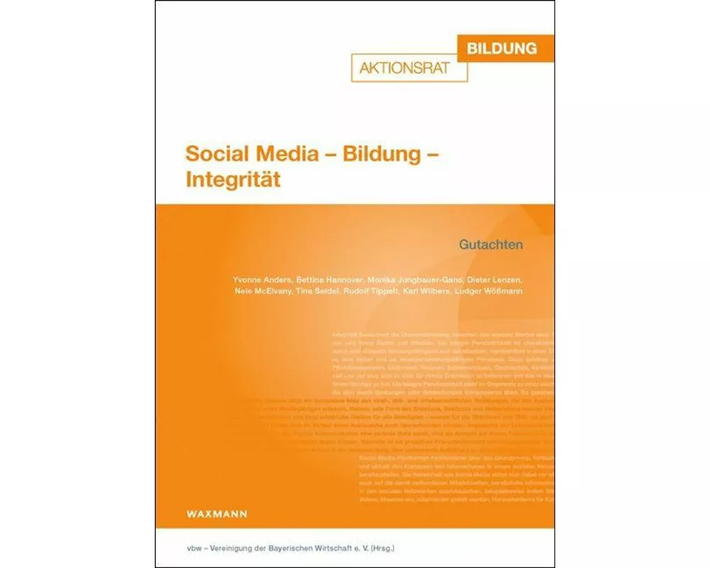 Social Media – Bildung – Integrität
