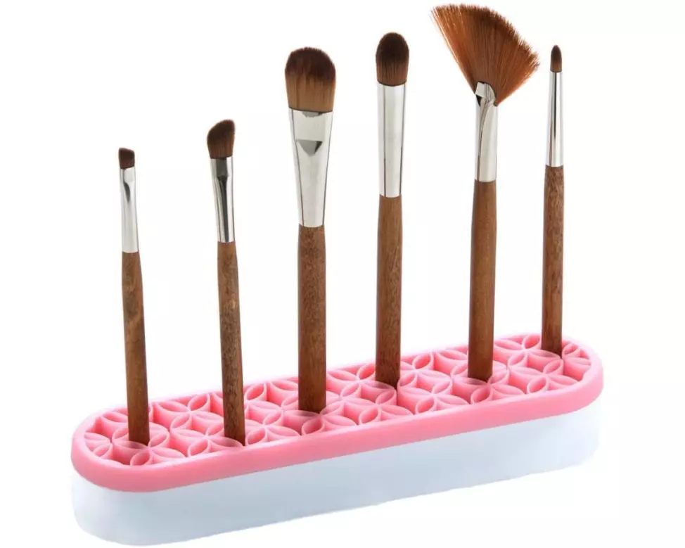 Herba Pinselhalter aus Silikon rosa, 1 Stück