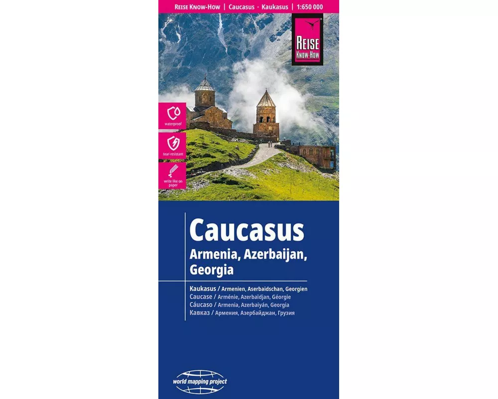 Reise Know-How Landkarte Kaukasus | Caucasus (1:650.000)