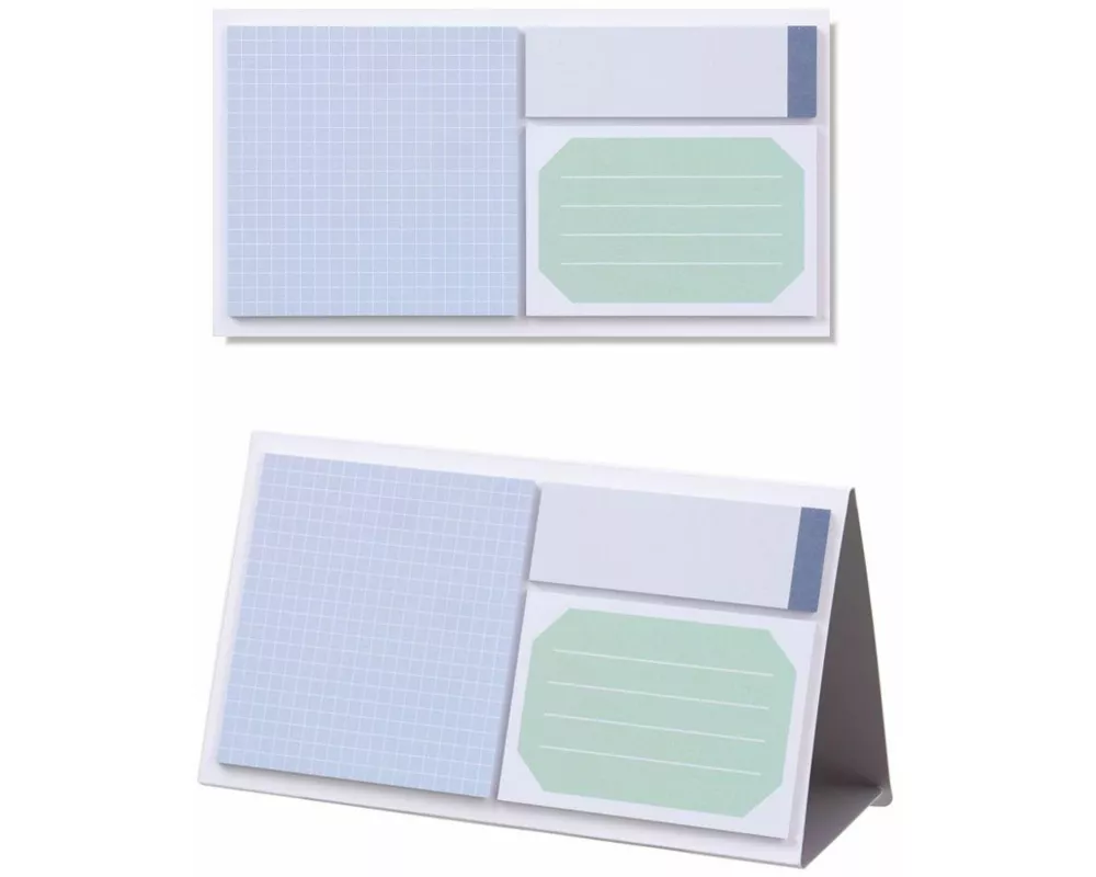 EMILY Sticky Notes Set (Assort 02 Pastellblau) Haftnotizen | by KING JIM
