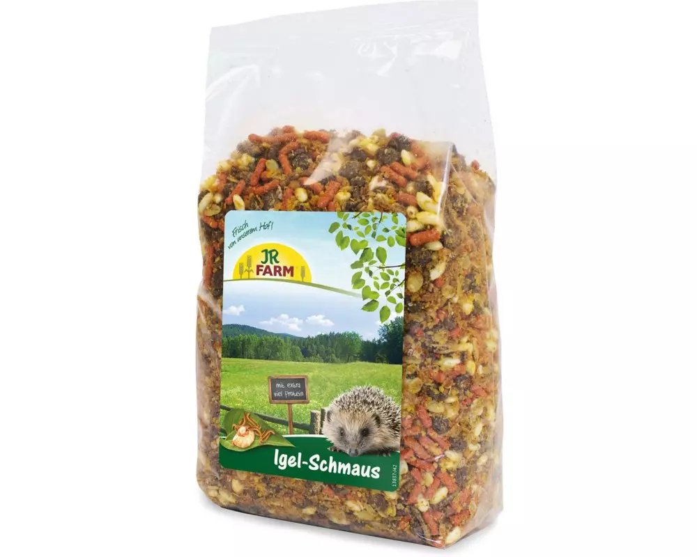 JR Farm Igel-Schmaus Alleinfuttermittel Pellets mit Honig, 500 g