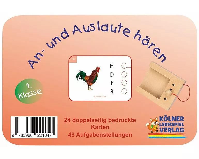 Lochkasten. An- und Auslaute hören 6-7